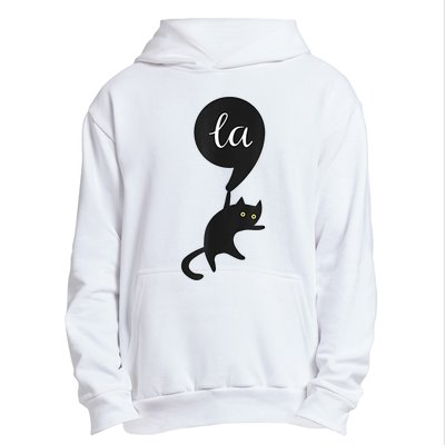 Retro Cat Comma La Kamala Harris For President 2024 Election Urban Pullover Hoodie