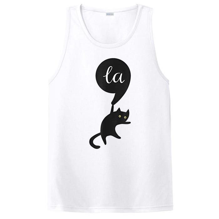 Retro Cat Comma La Kamala Harris For President 2024 Election PosiCharge Competitor Tank