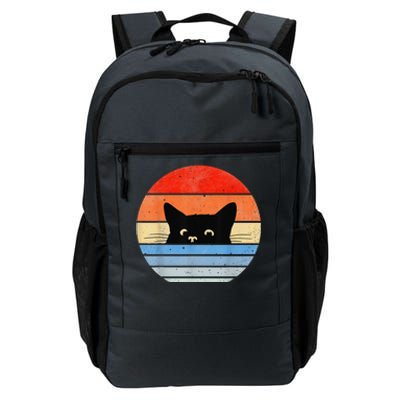 Retro Cat Cat Lover Cat Owner Cute Cat Daily Commute Backpack