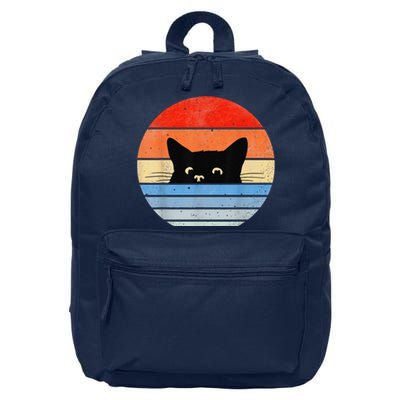 Retro Cat Cat Lover Cat Owner Cute Cat 16 in Basic Backpack