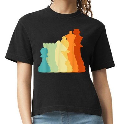 Retro Chess , Chess Player, Chess Comfort Colors Boxy T-Shirt