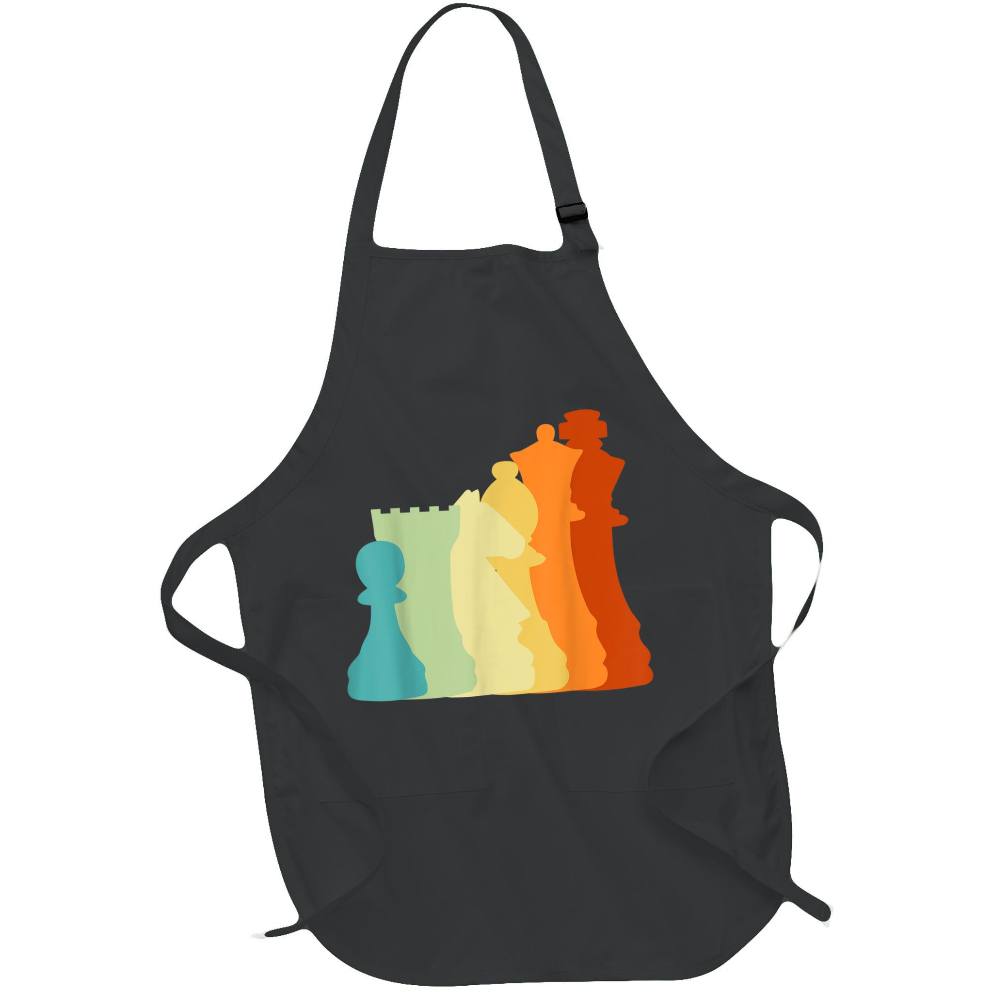 Retro Chess , Chess Player, Chess Apron