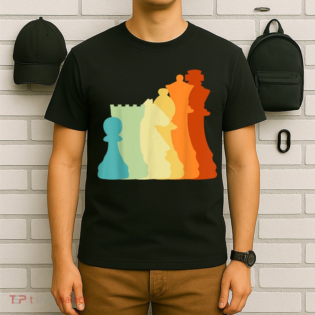 Retro Chess , Chess Player, Chess T-Shirt