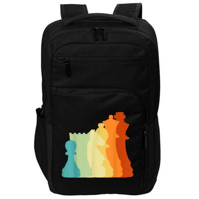 Retro Chess , Chess Player, Chess Impact Tech Backpack