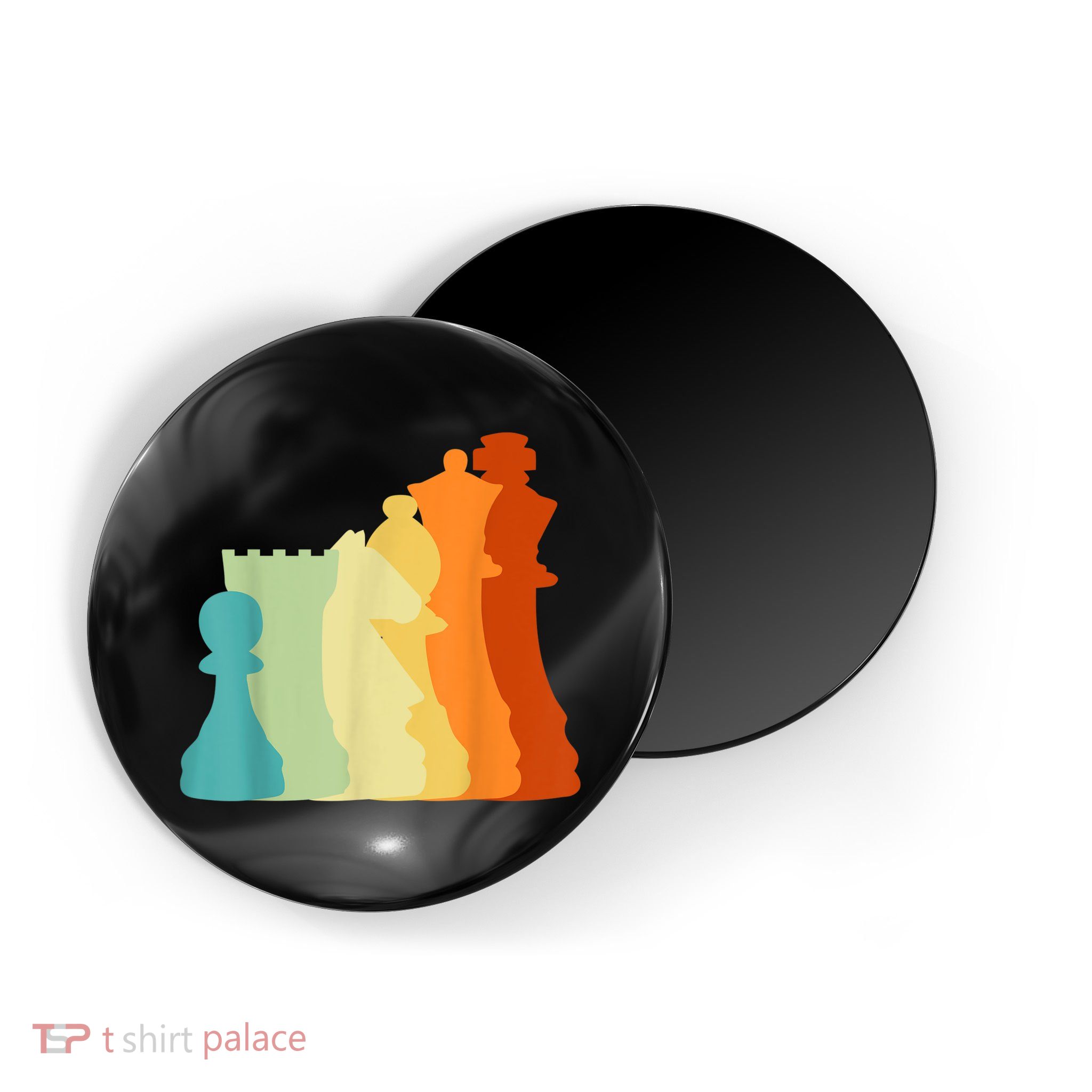 Retro Chess , Chess Player, Chess Magnet