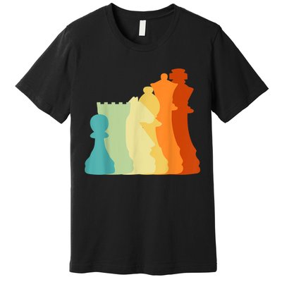Retro Chess , Chess Player, Chess Premium T-Shirt