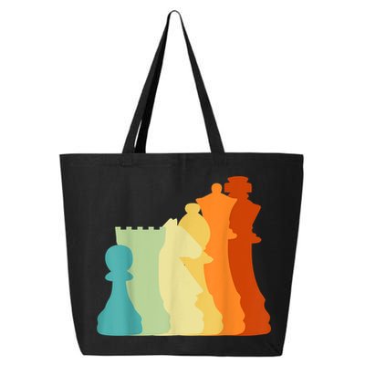 Retro Chess , Chess Player, Chess 25L Jumbo Tote