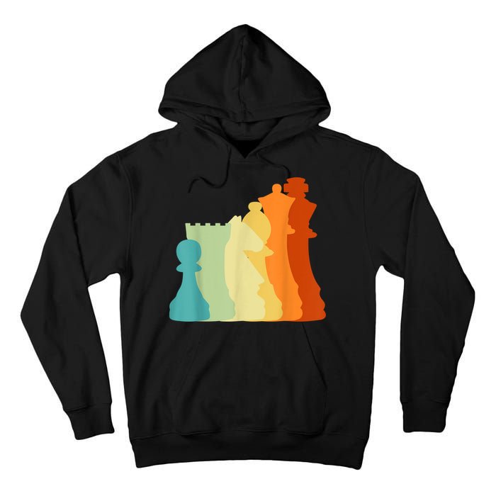 Retro Chess , Chess Player, Chess Tall Hoodie