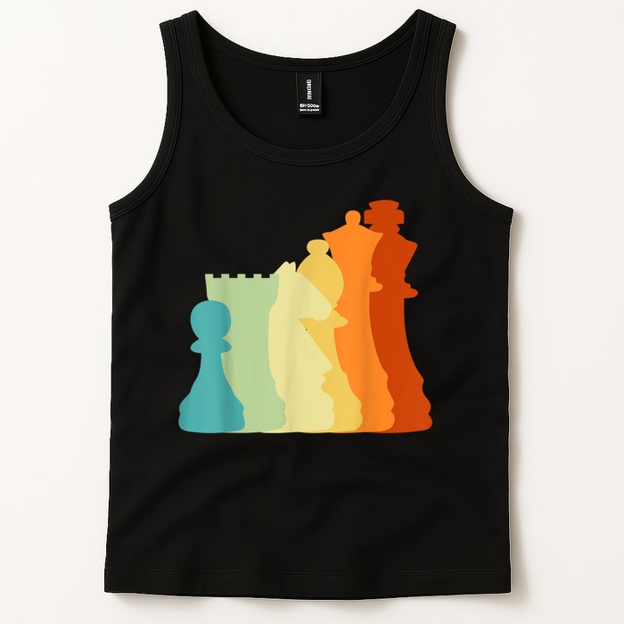 Retro Chess , Chess Player, Chess Tank Top