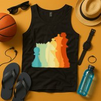 Retro Chess , Chess Player, Chess Tank Top