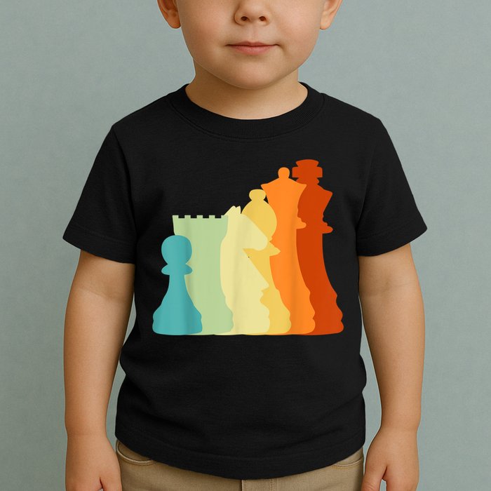Retro Chess , Chess Player, Chess Toddler T-Shirt