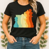 Retro Chess , Chess Player, Chess Womens T-Shirt