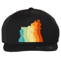 Retro Chess , Chess Player, Chess Wool Snapback Cap