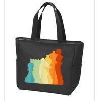 Retro Chess , Chess Player, Chess Zip Tote Bag