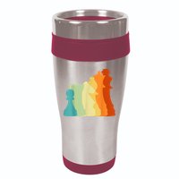 Retro Chess , Chess Player, Chess 16oz Travel Tumbler