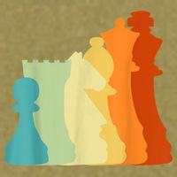 Retro Chess , Chess Player, Chess Garment-Dyed Women's Muscle Tee