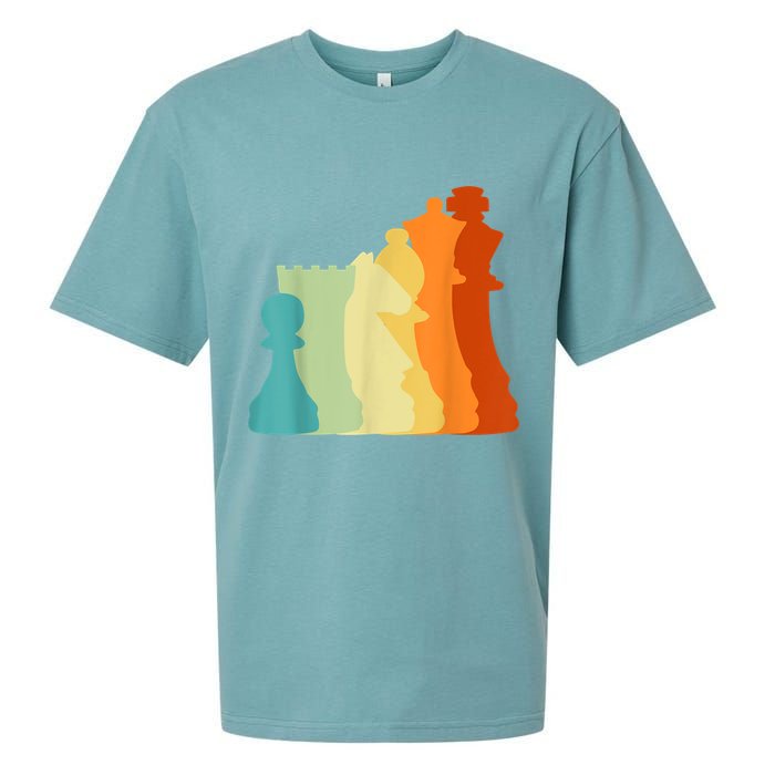Retro Chess , Chess Player, Chess Sueded Cloud Jersey T-Shirt