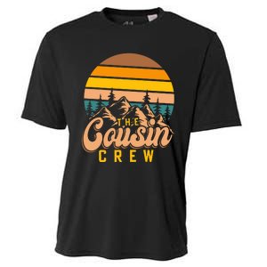 Retro Cousin Crew Mountain Funny Family Cooling Performance Crew T-Shirt