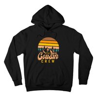 Retro Cousin Crew Mountain Funny Family Hoodie