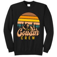 Retro Cousin Crew Mountain Funny Family Sweatshirt