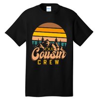 Retro Cousin Crew Mountain Funny Family Tall T-Shirt