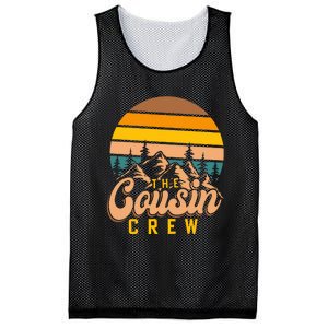 Retro Cousin Crew Mountain Funny Family Mesh Reversible Basketball Jersey Tank