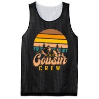 Retro Cousin Crew Mountain Funny Family Mesh Reversible Basketball Jersey Tank