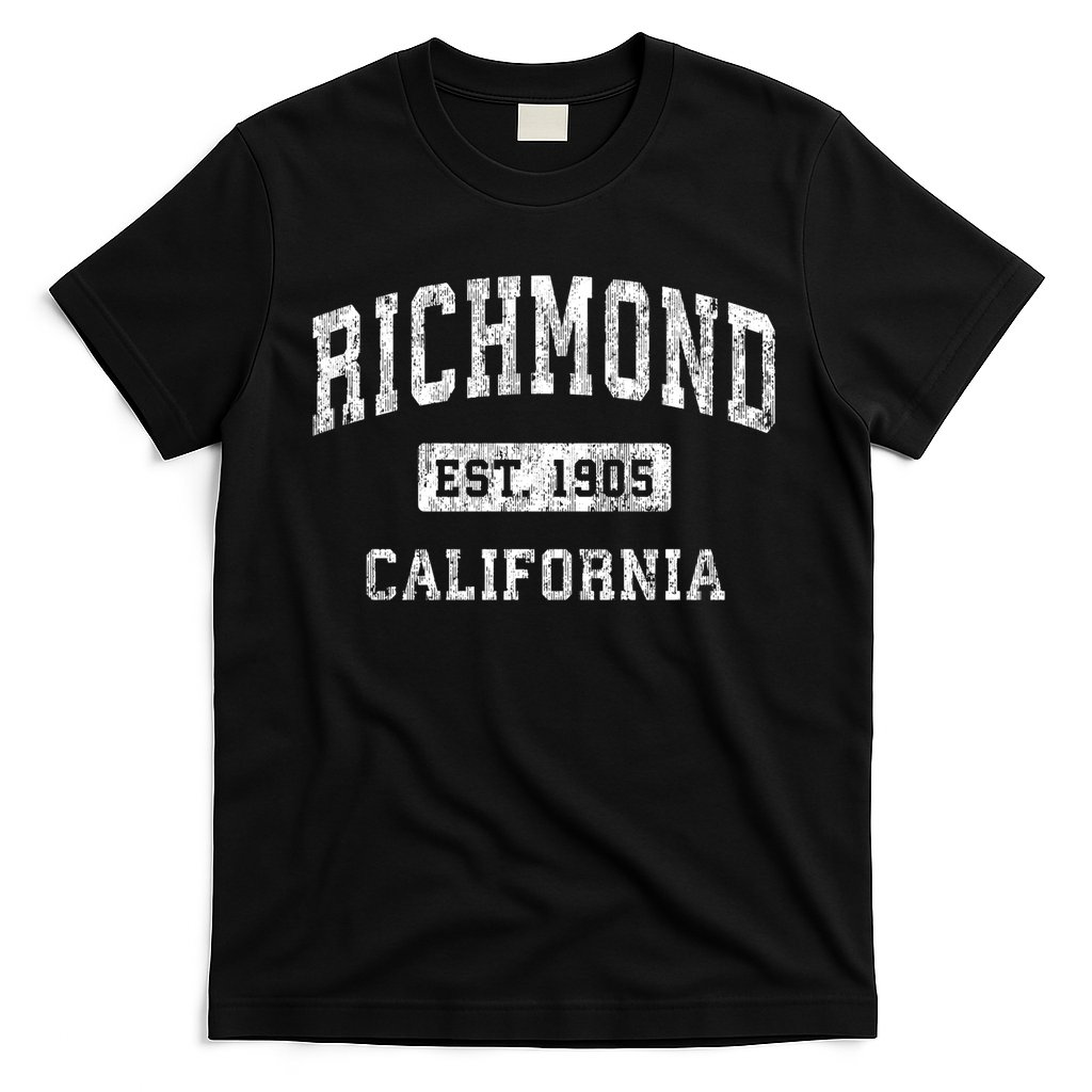 Richmond California Ca Vintage Established Sports T-Shirt