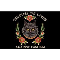 Retro Childless Cat Ladies Against Fascism Women Feminist Bumper Sticker