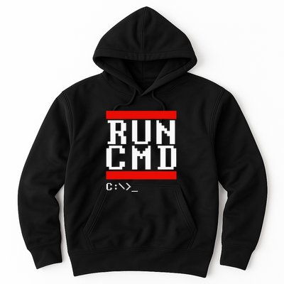 Run Cmd Computer Command Software Coder Programmer Hoodie