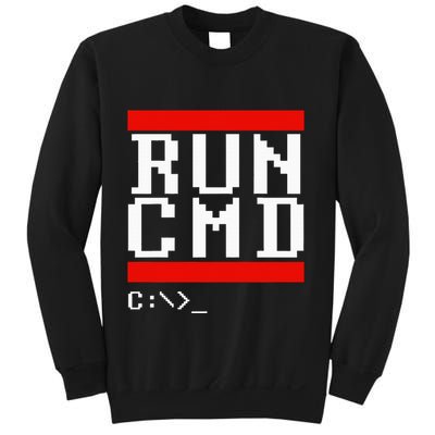 Run Cmd Computer Command Software Coder Programmer Sweatshirt