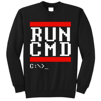 Run Cmd Computer Command Software Coder Programmer Sweatshirt