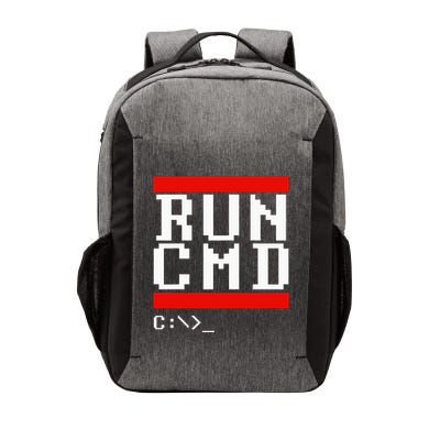 Run Cmd Computer Command Software Coder Programmer Vector Backpack