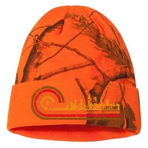 Retro Cleveland Cityscape Cleveland Oh Skyline Kati Licensed 12" Camo Beanie