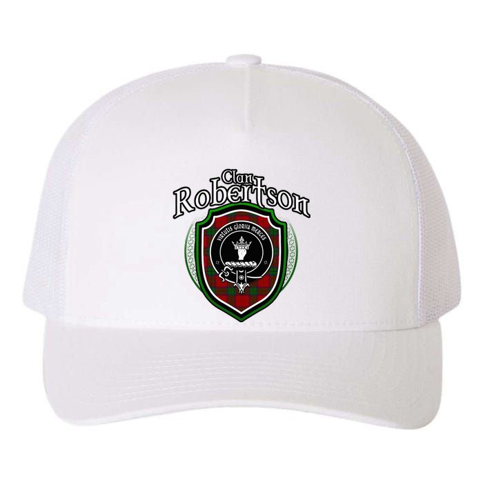 Robertson Clan Crest Scottish Clan Robertson Family Badge Yupoong Adult 5-Panel Trucker Hat