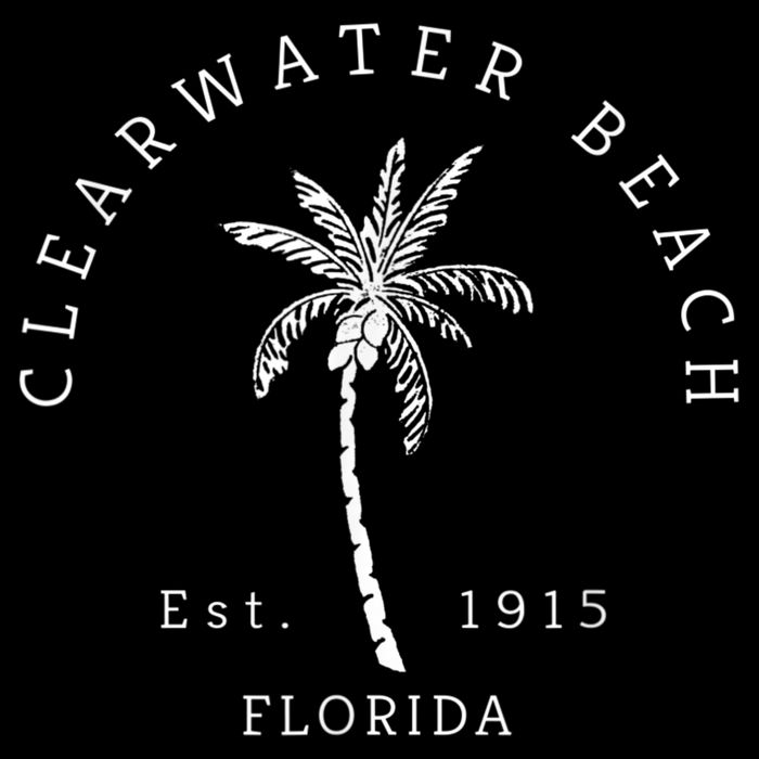 Retro Cool Clearwater Beach Mens Womens Florida City Backpack