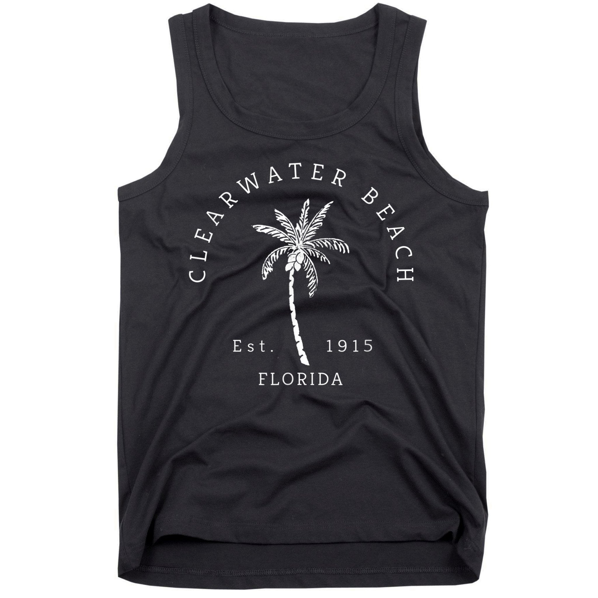 Retro Cool Clearwater Beach Mens Womens Florida Tank Top