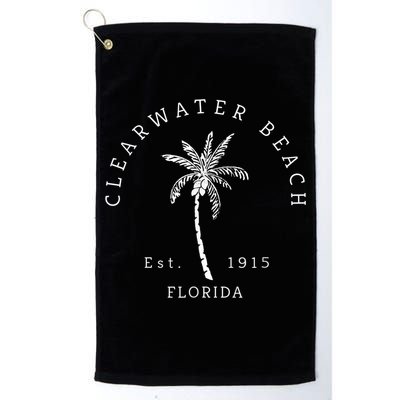 Retro Cool Clearwater Beach Mens Womens Florida Golf Towel