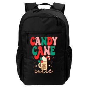 Retro Cute Candy Cane Cutie Christmas Hot Cocoa Funny Xmas Daily Commute Backpack