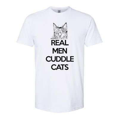 Real Cuddle Cats Funny Cat Fathers Gift Softstyle® CVC T-Shirt