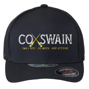 Rowing Crew Coxswain Steersman Small Body Huge Mouth Flexfit Unipanel Trucker Cap