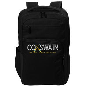 Rowing Crew Coxswain Steersman Small Body Huge Mouth Impact Tech Backpack