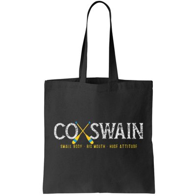 Rowing Crew Coxswain Steersman Small Body Huge Mouth Tote Bag