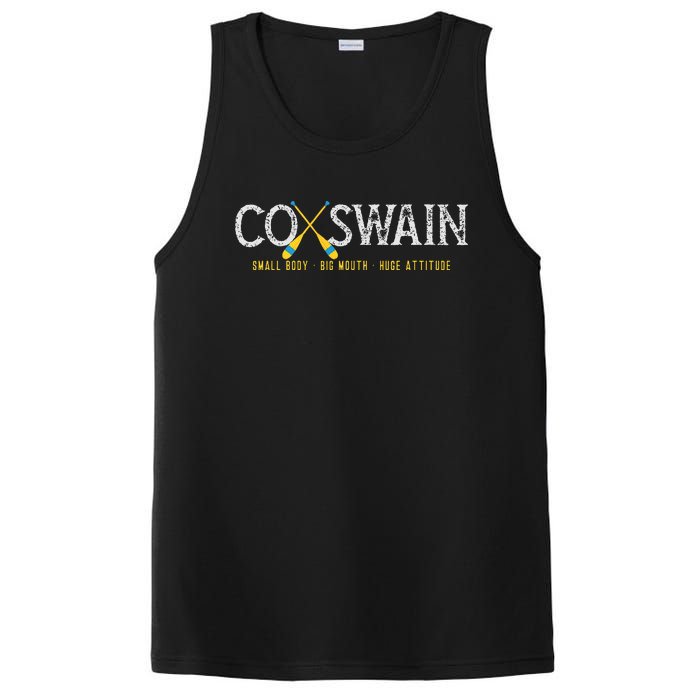 Rowing Crew Coxswain Steersman Small Body Huge Mouth PosiCharge Competitor Tank