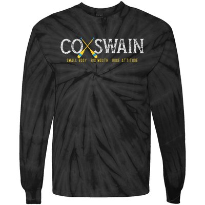 Rowing Crew Coxswain Steersman Small Body Huge Mouth Tie-Dye Long Sleeve Shirt