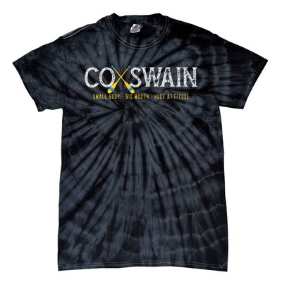 Rowing Crew Coxswain Steersman Small Body Huge Mouth Tie-Dye T-Shirt