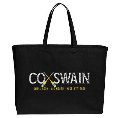 Rowing Crew Coxswain Steersman Small Body Huge Mouth Cotton Canvas Jumbo Tote