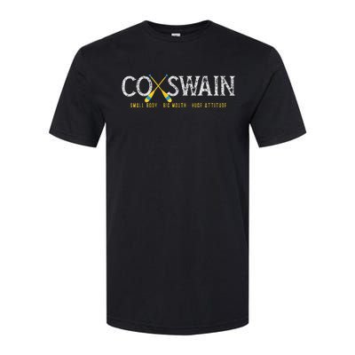 Rowing Crew Coxswain Steersman Small Body Huge Mouth Softstyle CVC T-Shirt