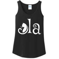 Retro Cat Comma La Kamala Harris 2024 Presidential Campaign Ladies Essential Tank