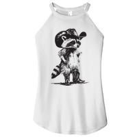 Raccoon Cowboy Cowgirl Trash Panda Western Country Women’s Perfect Tri Rocker Tank